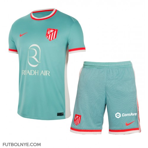 Camiseta Atletico Madrid Visitante Equipación para niños 2024-25 manga corta (+ pantalones cortos)